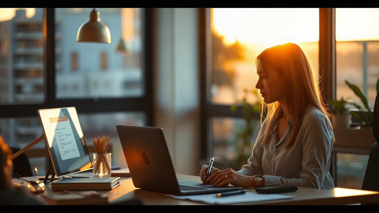Editorial scene illustrating How to Track Real Progress Toward Finding Clients