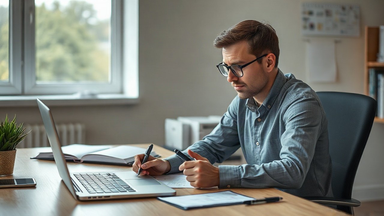 Editorial scene illustrating How to Track Real Progress Toward New Job