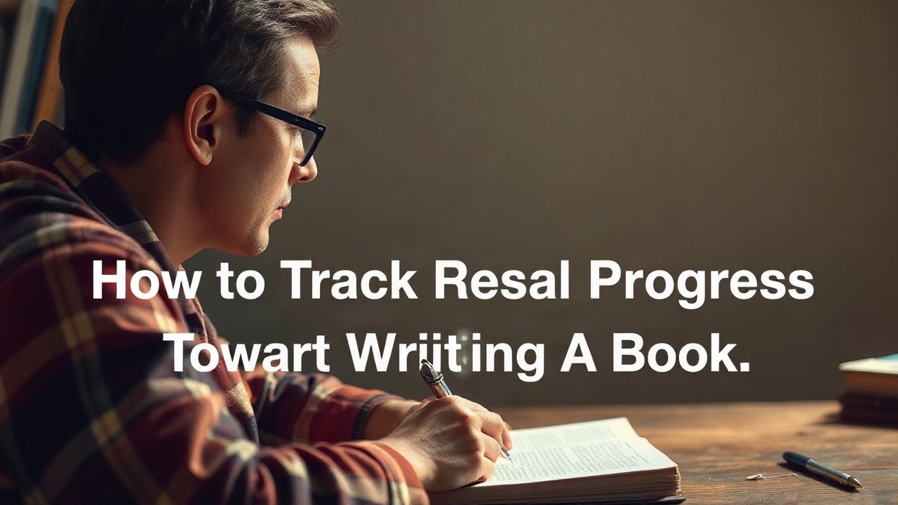 Editorial scene illustrating How to Track Real Progress Toward Writing A Book