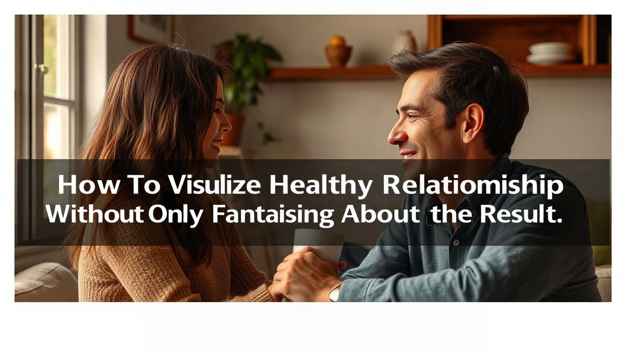Editorial scene illustrating How to Visualize Healthy Relationship Without Only Fantasising About the Result