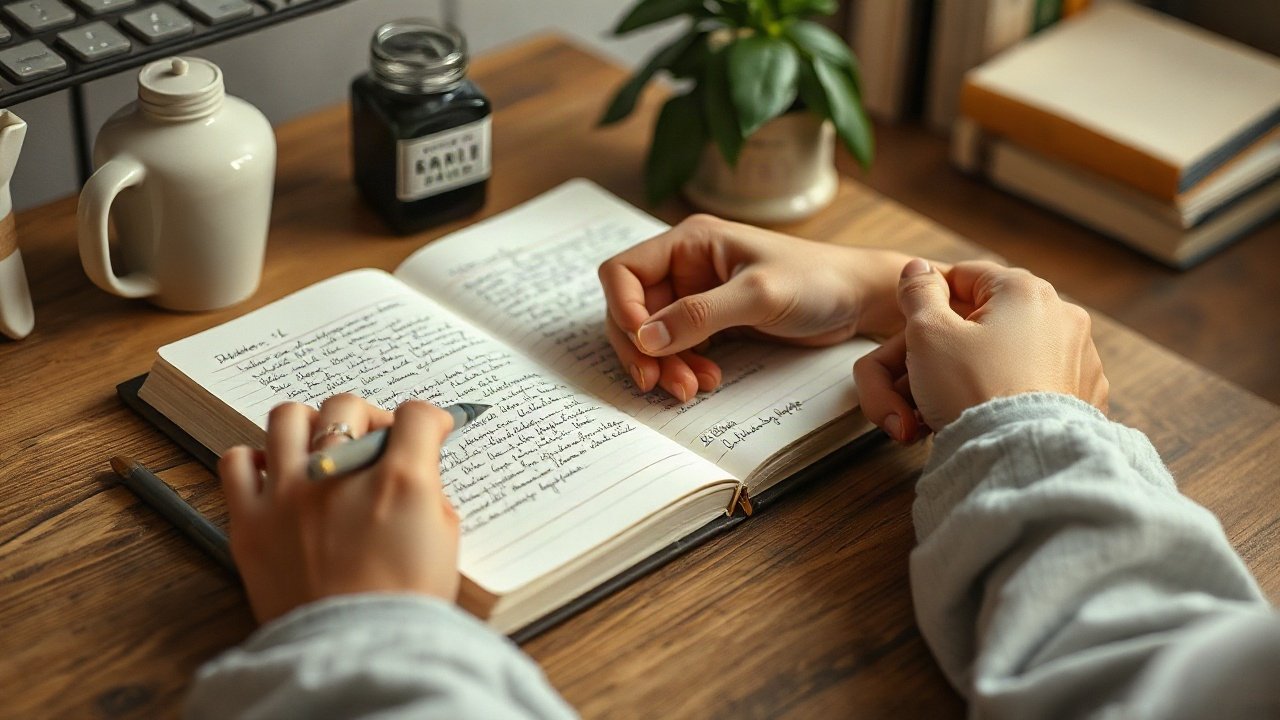 Editorial scene illustrating Journal Prompts for Manifesting Dream Home