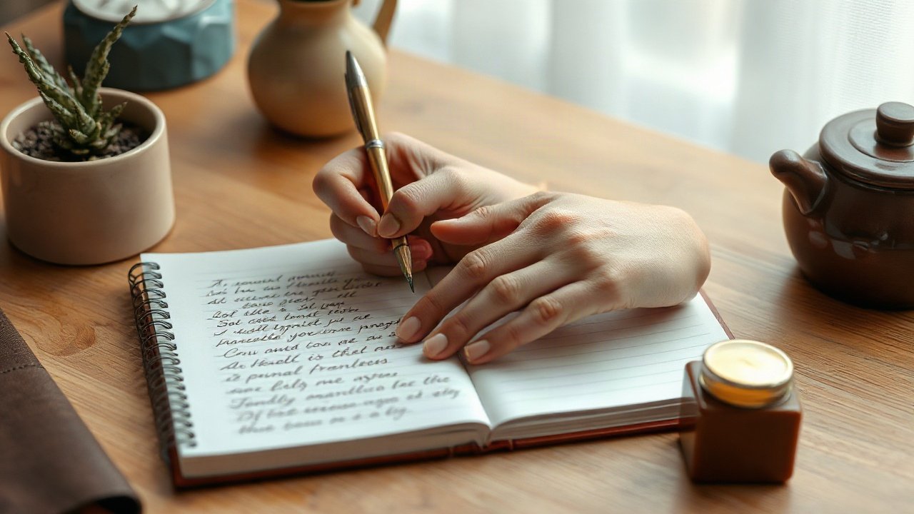 Editorial scene illustrating Journal Prompts for Manifesting Starting A Business