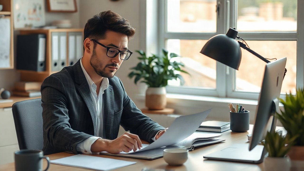 Editorial scene illustrating Manifesting Career Change: What to Focus on and What You Can Control