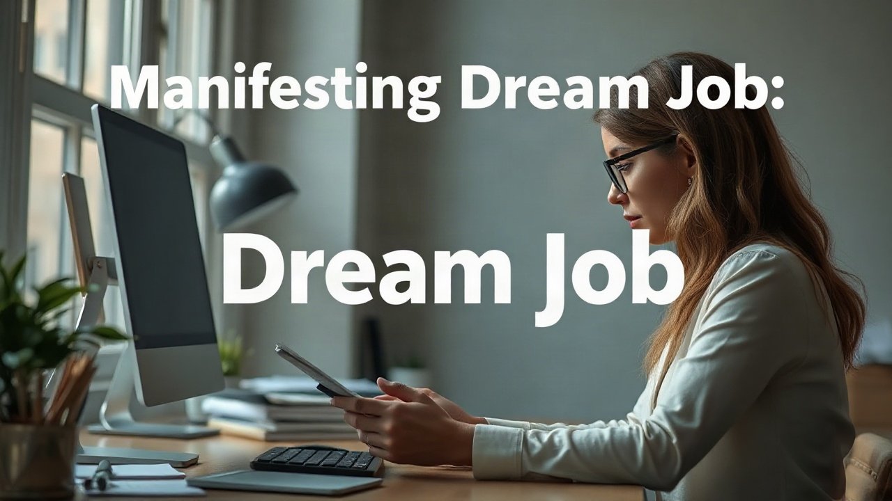 Editorial scene illustrating Manifesting Dream Job: What to Focus on and What You Can Control