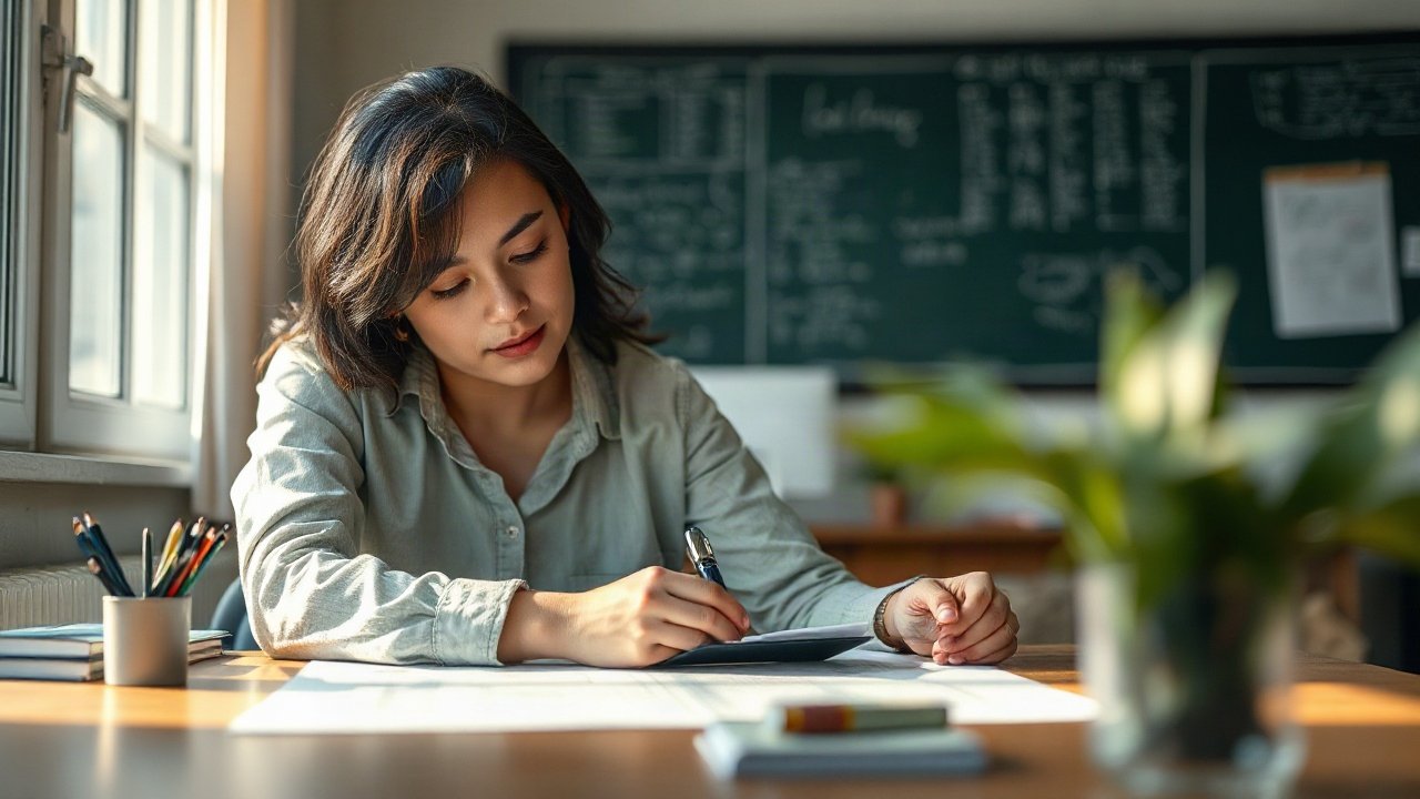 Editorial scene illustrating Manifesting Passing Exams: What to Focus on and What You Can Control