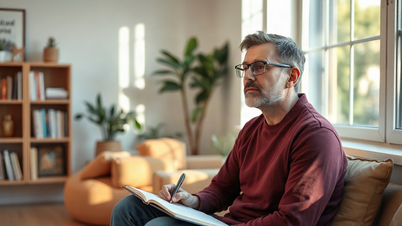 Editorial scene illustrating Self-Concept for Ideal Life: The Identity Beliefs That Matter
