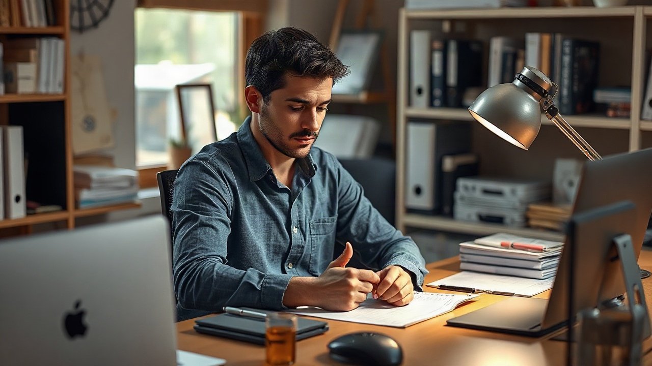 Editorial scene illustrating What to Do While You're Manifesting Promotion