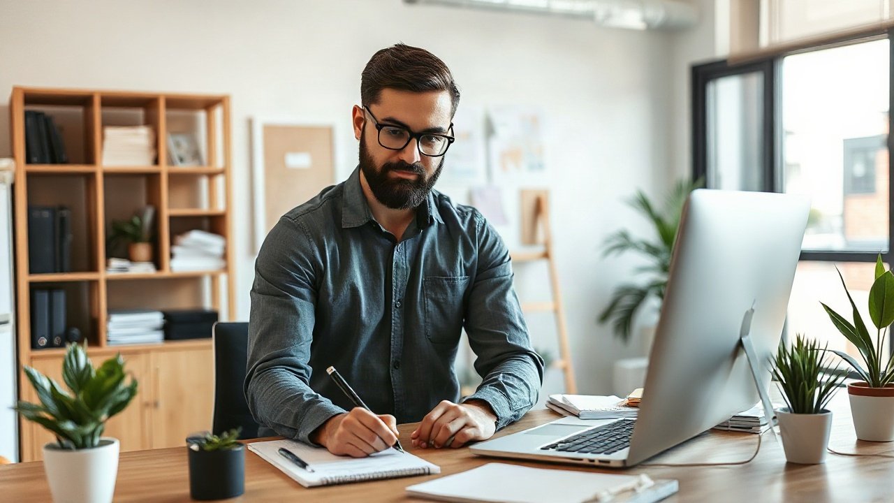 Editorial scene illustrating What to Do While You're Manifesting Starting A Business