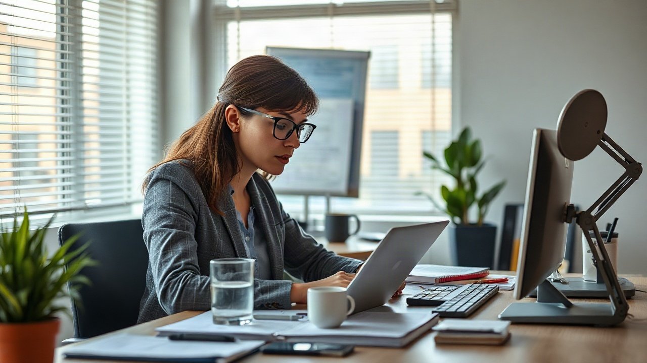 Editorial scene illustrating Why Manifesting Career Change Can Feel Stuck