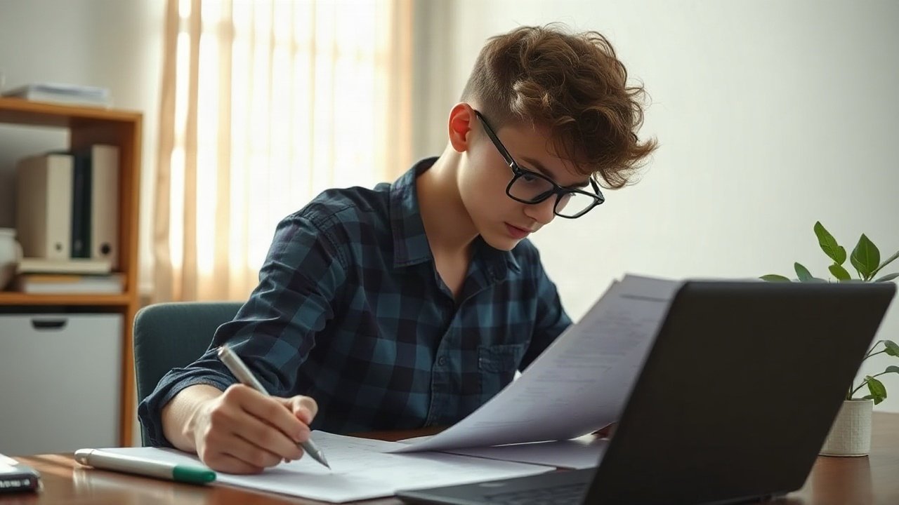 Editorial scene illustrating Why Manifesting Good Grades Can Feel Stuck