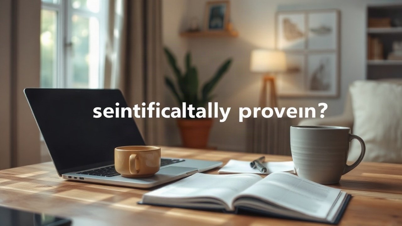 Editorial scene illustrating Is manifestation scientifically proven?