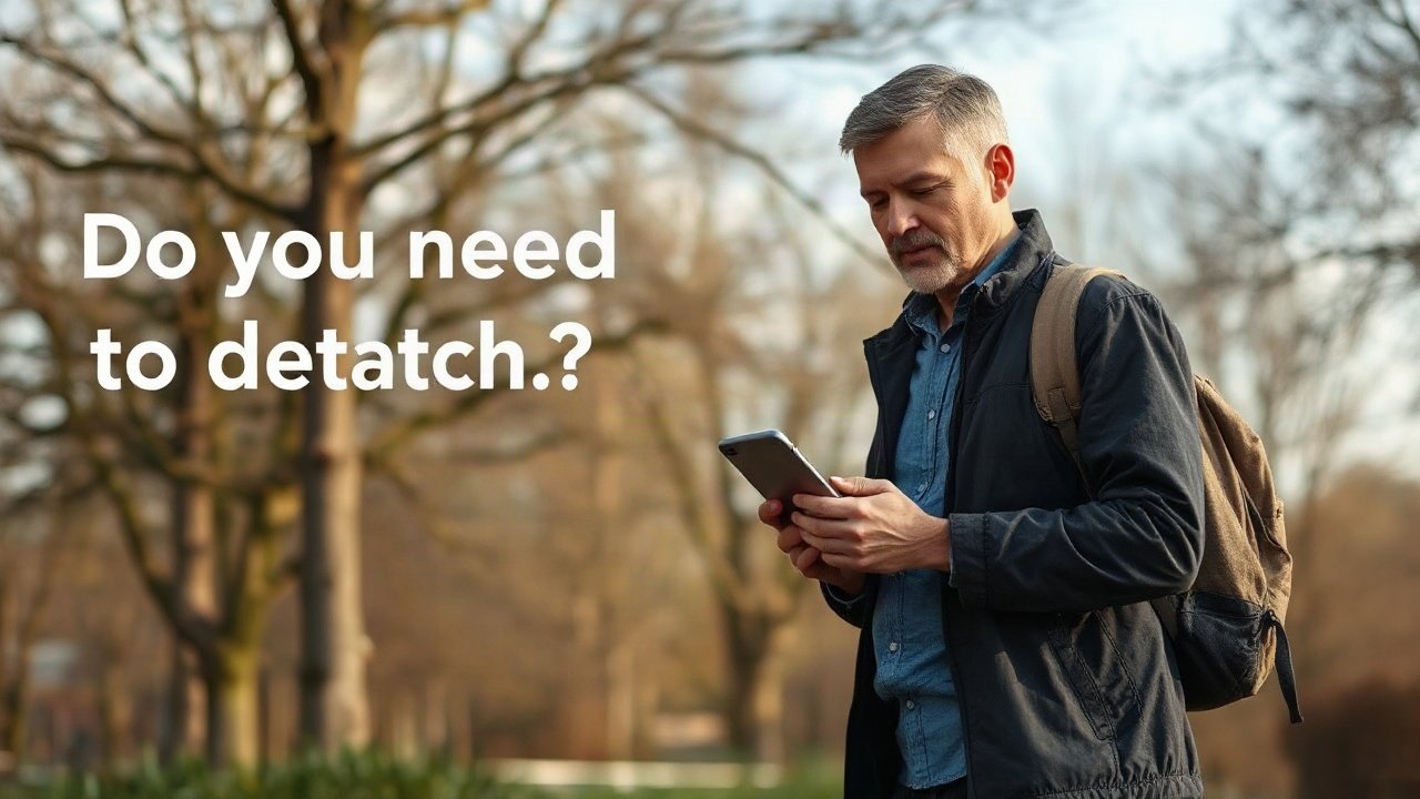 Editorial scene illustrating Do you need to detach?