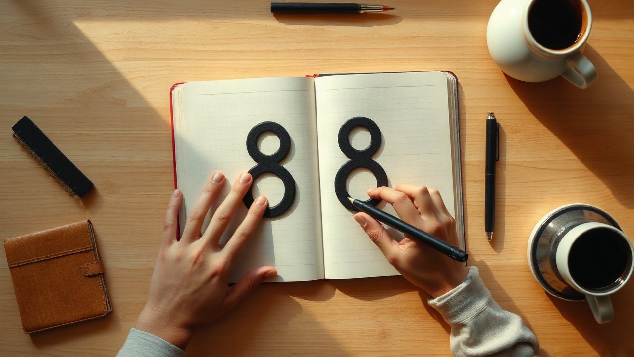 Editorial scene illustrating Seeing 888: What It Might Mean — and What It Cannot Prove