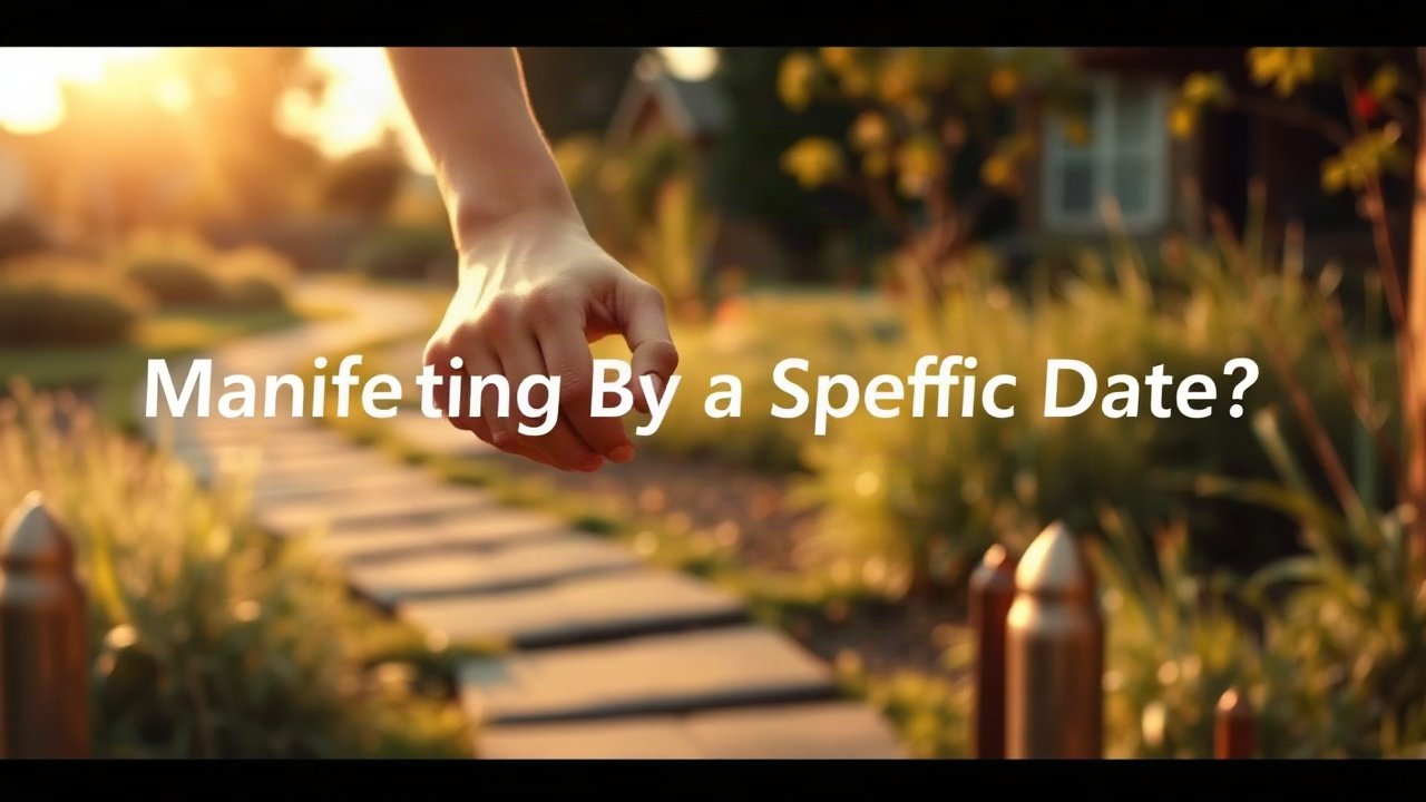 Editorial scene illustrating Should You Act on Manifesting By A Specific Date?