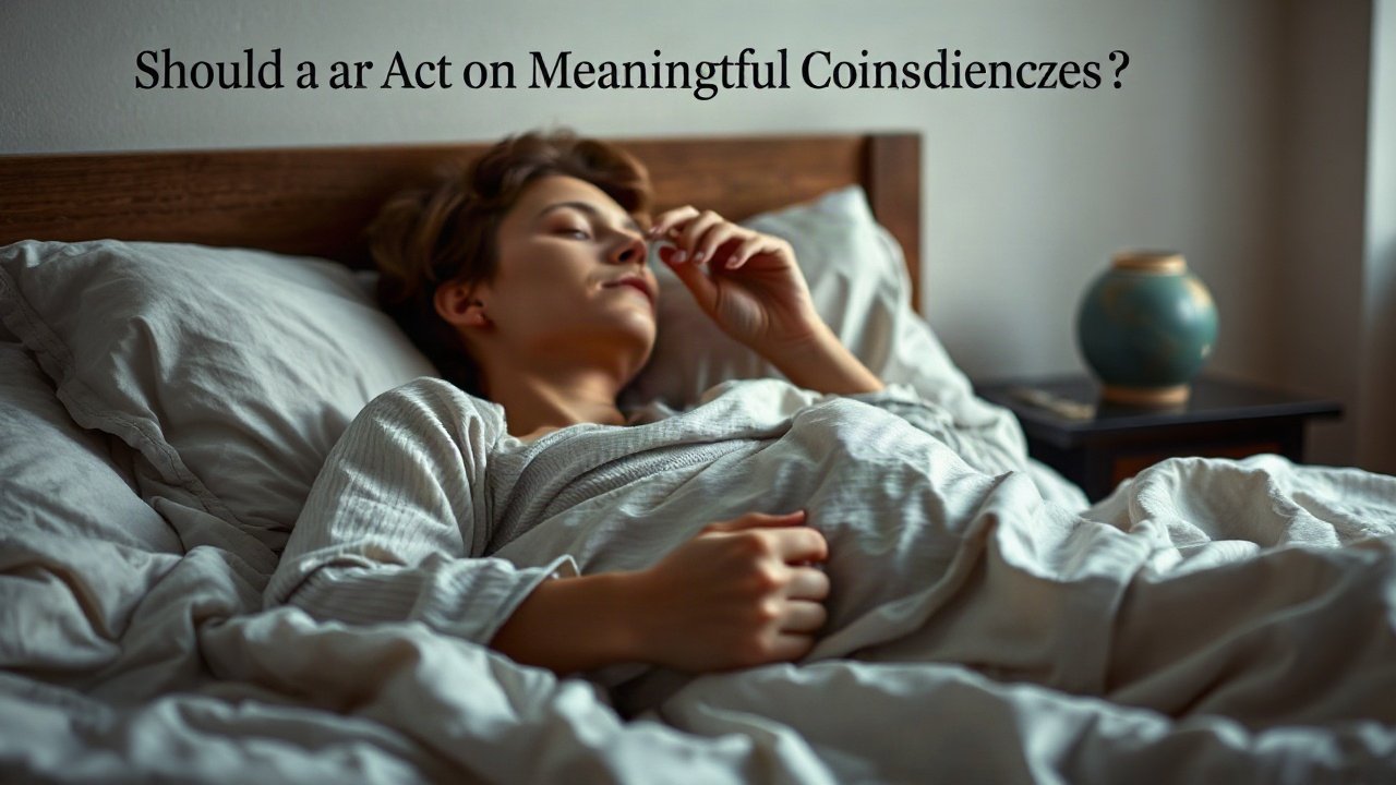 Editorial scene illustrating Should You Act on Meaningful Coincidences?