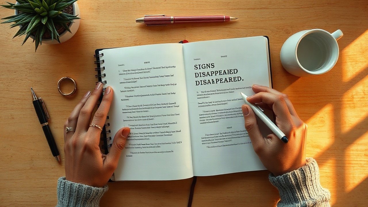 Editorial scene illustrating Signs Disappeared: What It Might Mean — and What It Cannot Prove