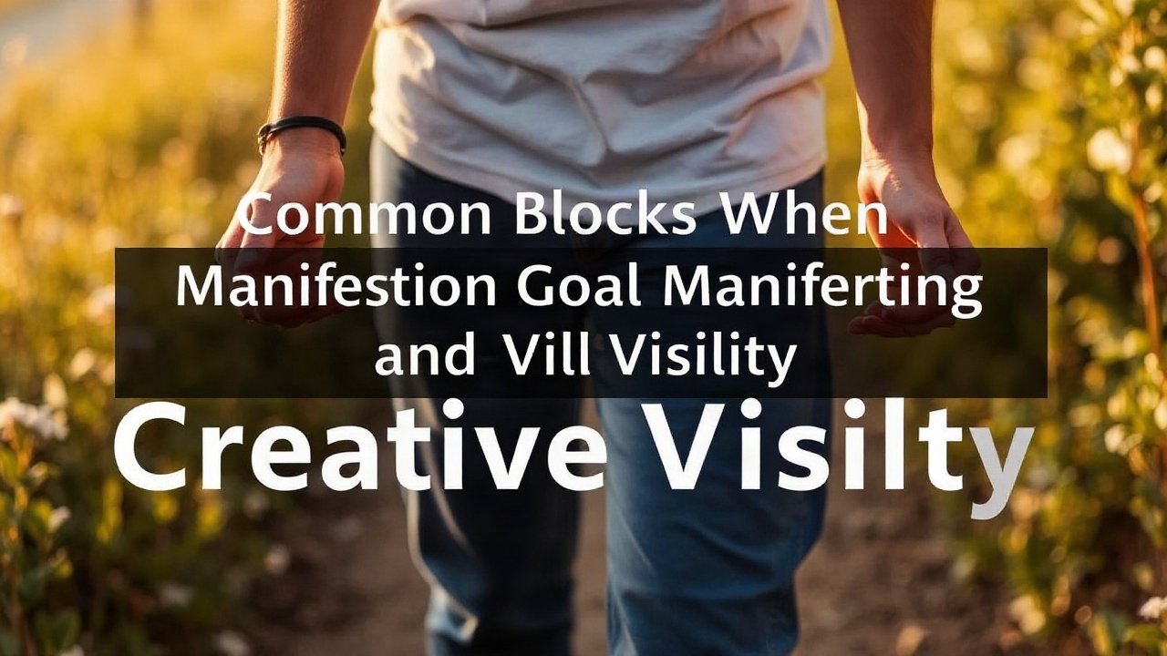 Editorial scene illustrating Common Blocks When Manifesting Creative Visibility