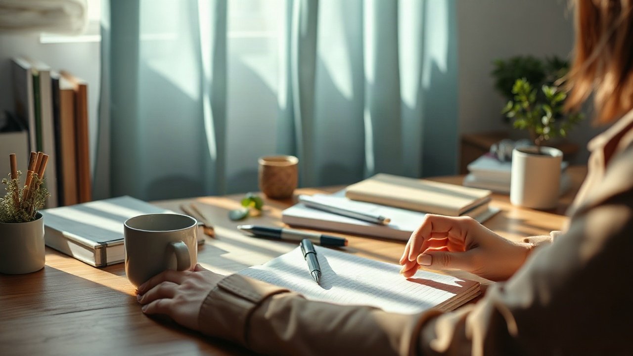 Editorial scene illustrating Common Blocks When Manifesting Side Hustle