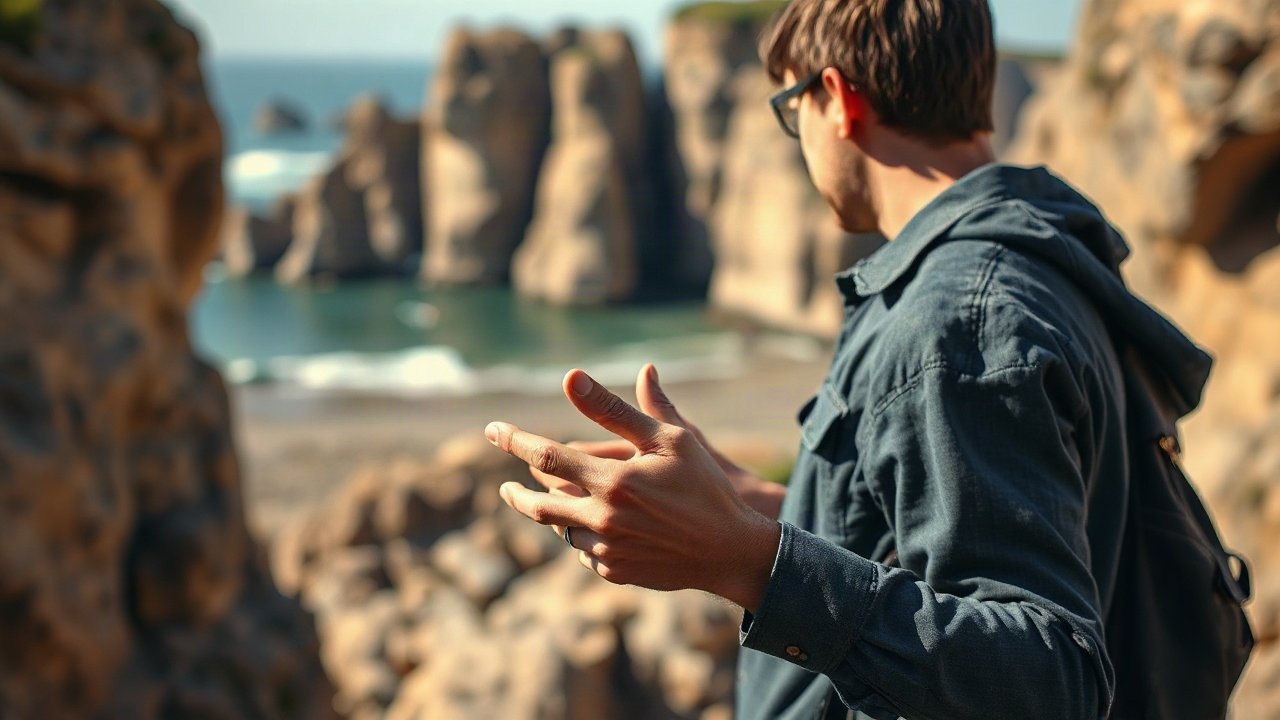 Editorial scene illustrating Common Blocks When Manifesting Solo Travel