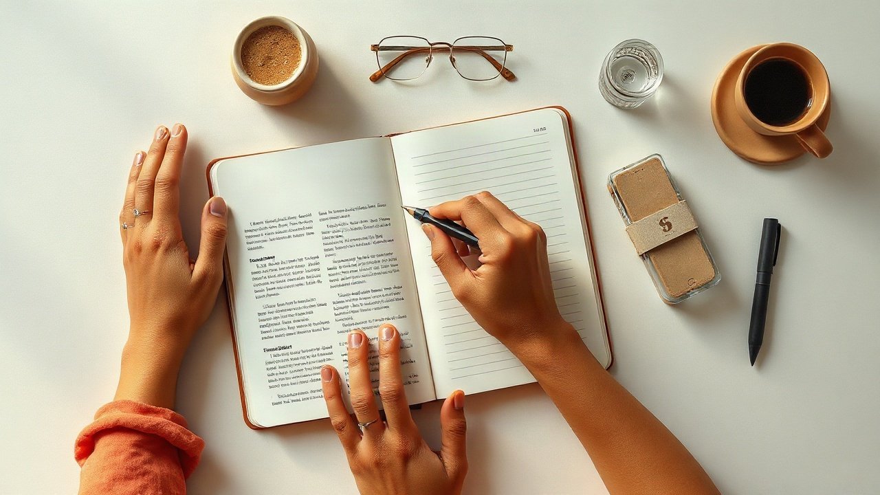Editorial scene illustrating Future-Self Exercise for Digital Nomad Lifestyle