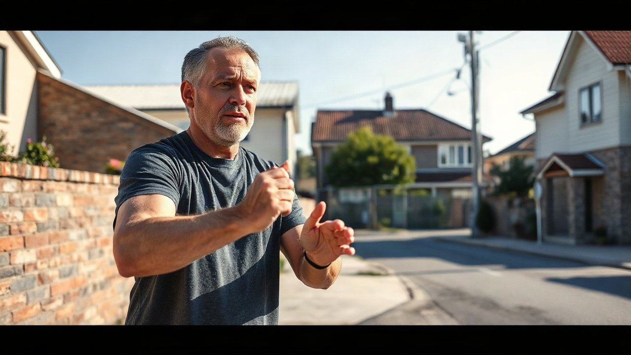 Editorial scene illustrating Future-Self Exercise for New Neighbourhood