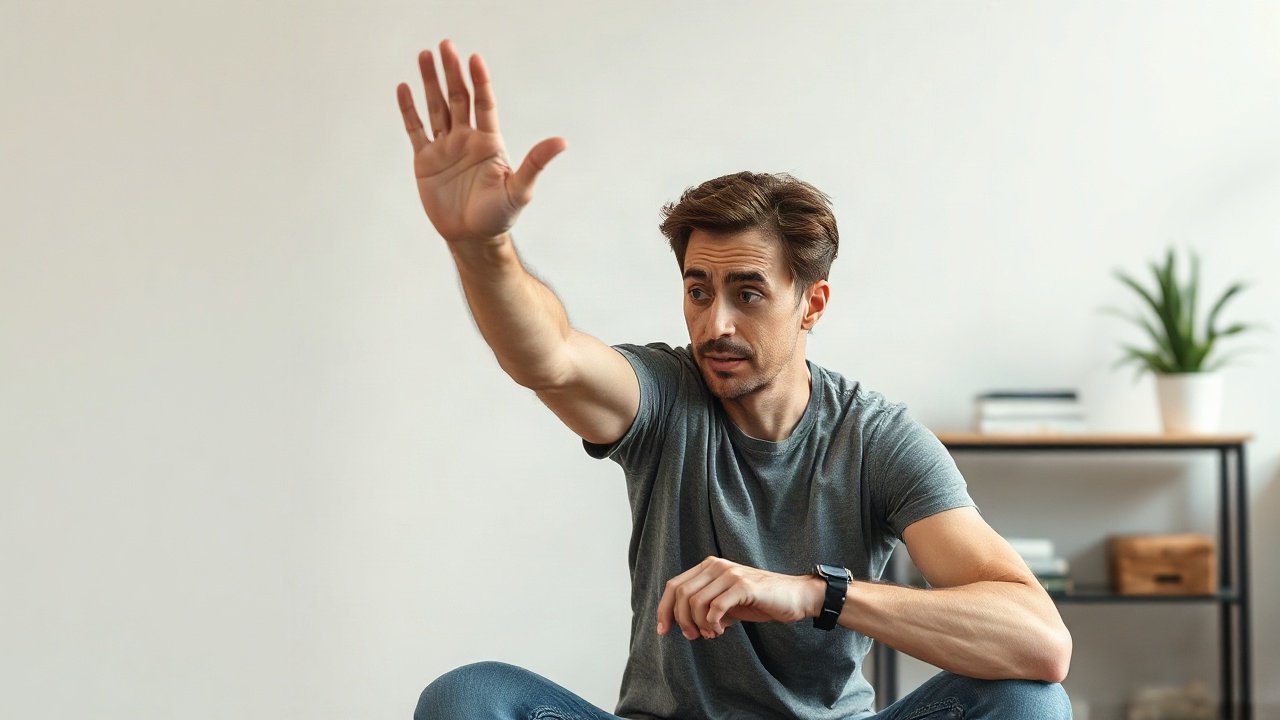 Editorial scene illustrating Future-Self Exercise for Study Consistency