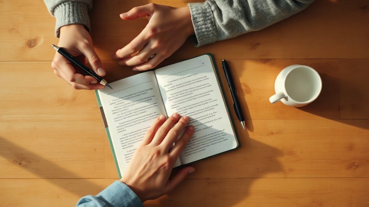 Editorial scene illustrating Future-Self Exercise for University Acceptance