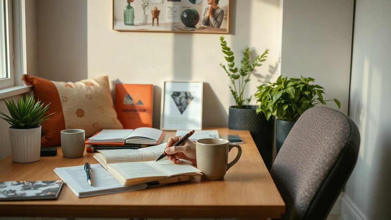 Editorial scene illustrating How to Manifest Downsizing Without Ignoring the Real-World Work