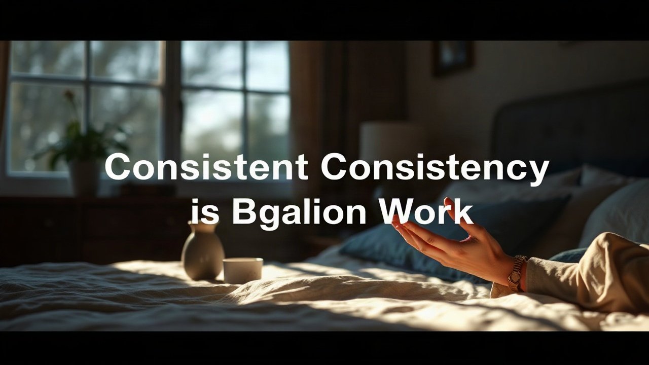 Editorial scene illustrating How to Manifest Exercise Consistency Without Ignoring the Real-World Work