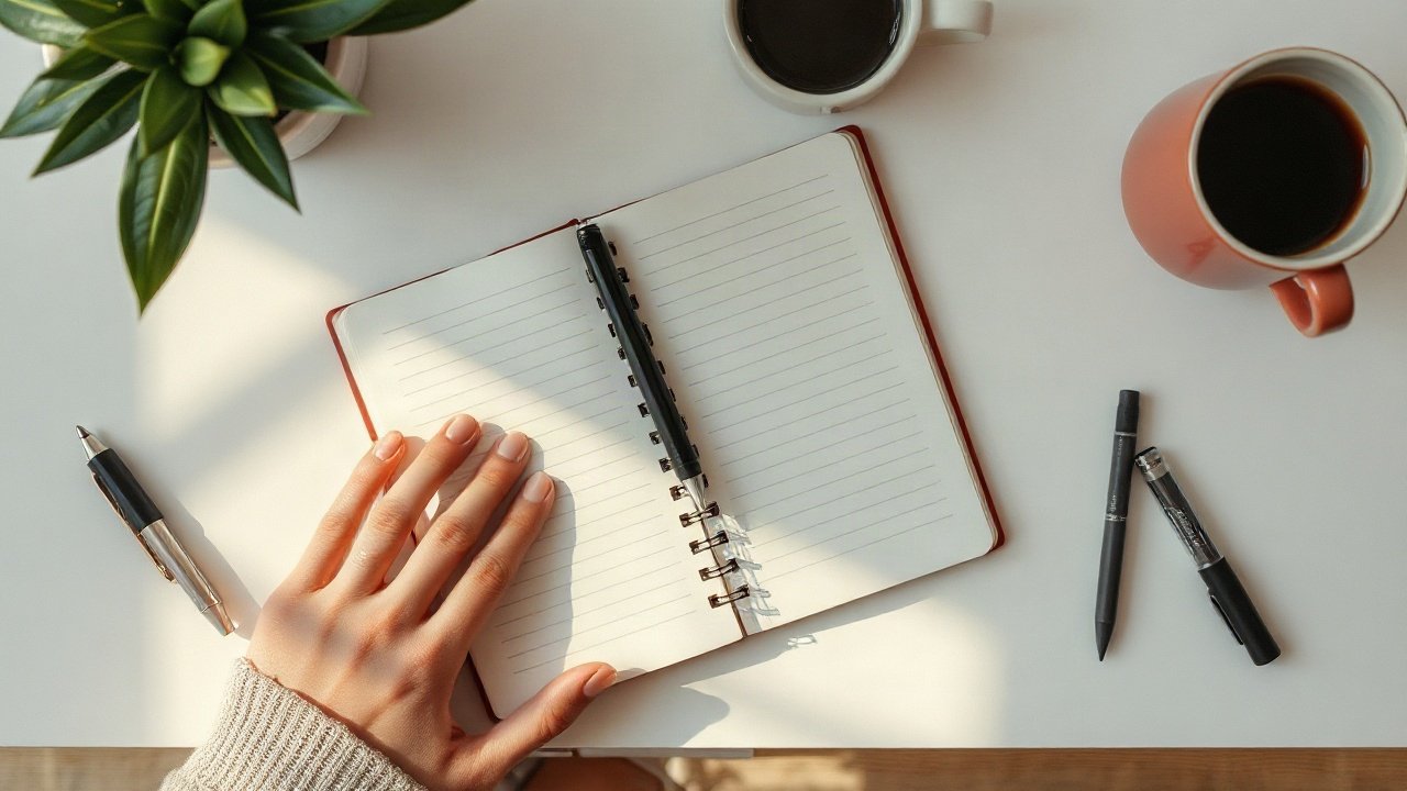 Editorial scene illustrating How to Manifest Freelancing Without Ignoring the Real-World Work