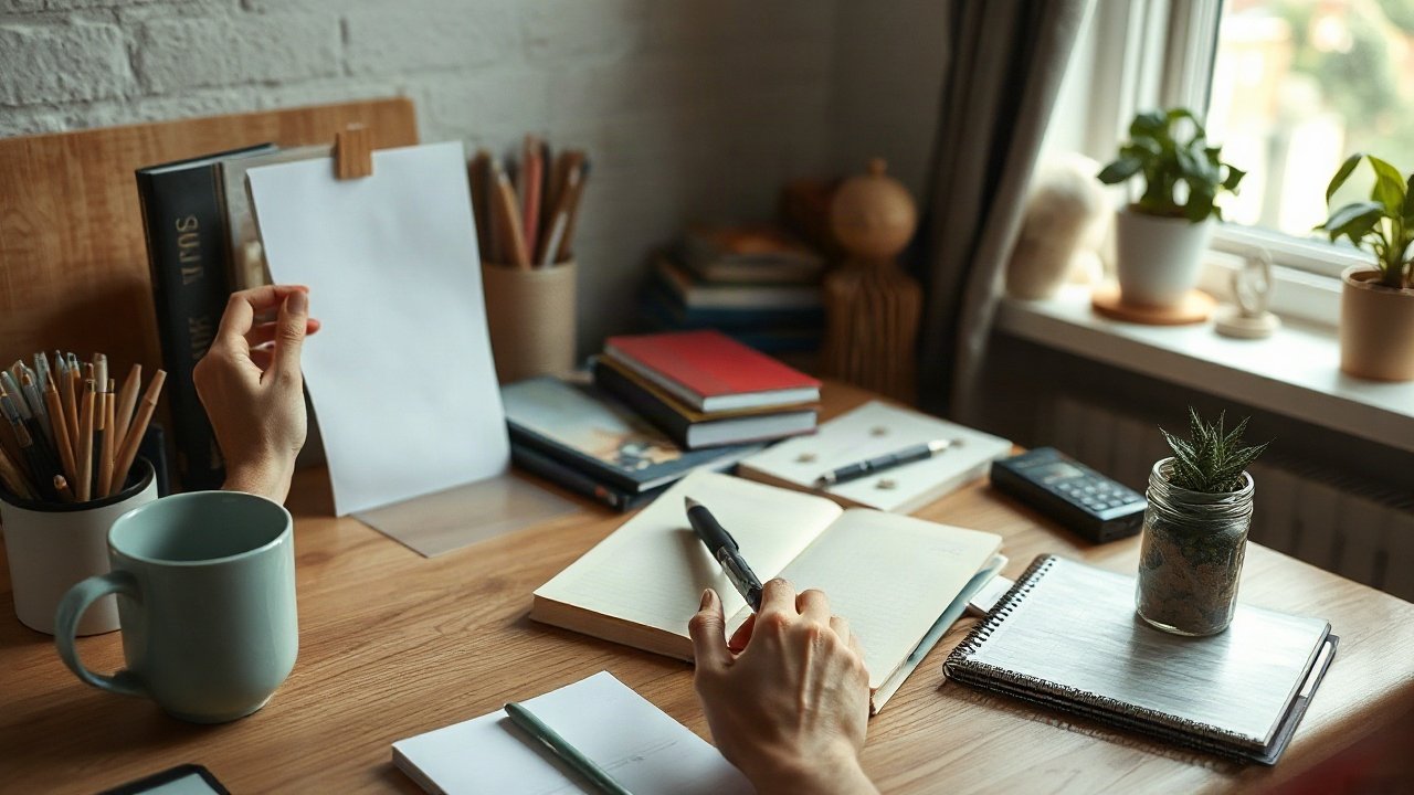 Editorial scene illustrating How to Manifest House Deposit Without Ignoring the Real-World Work
