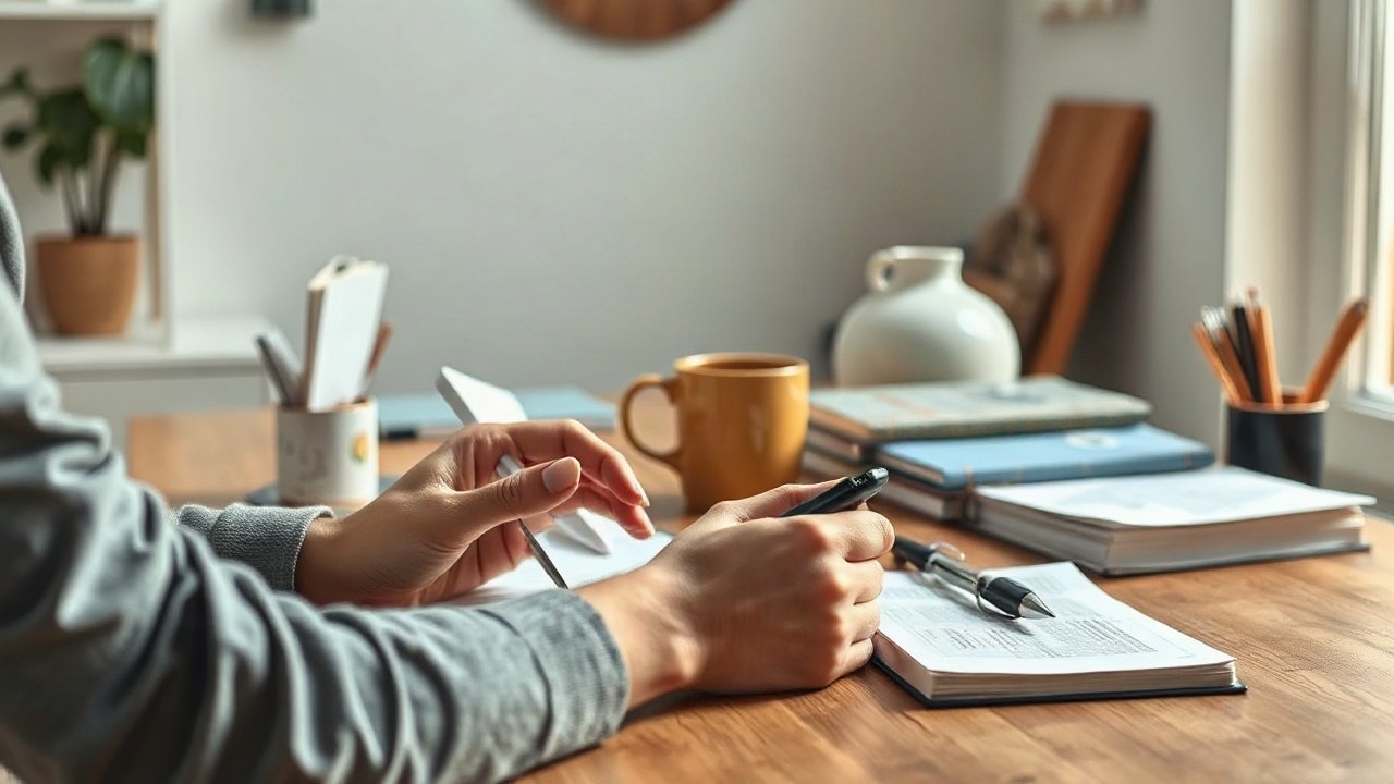 Editorial scene illustrating How to Manifest Publishing Without Ignoring the Real-World Work
