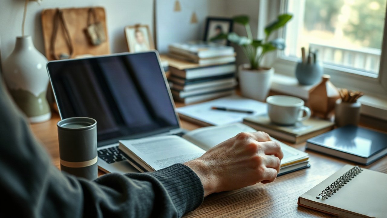 Editorial scene illustrating How to Manifest Remote Work Without Ignoring the Real-World Work