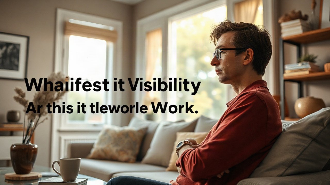 Editorial scene illustrating How to Manifest Visibility Without Ignoring the Real-World Work
