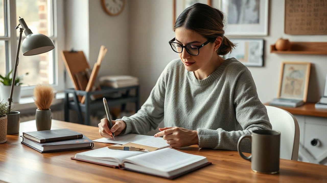Editorial scene illustrating How to Manifest Work-Life Balance Without Ignoring the Real-World Work