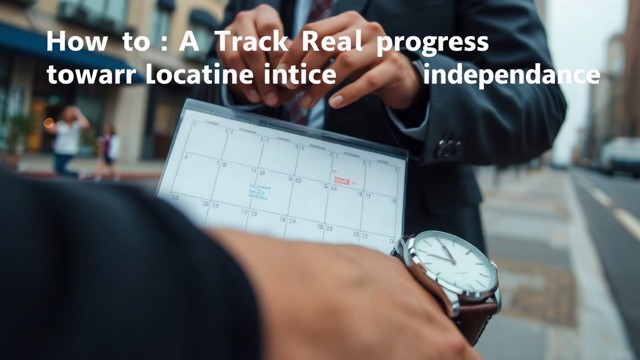Editorial scene illustrating How to Track Real Progress Toward Location Independence