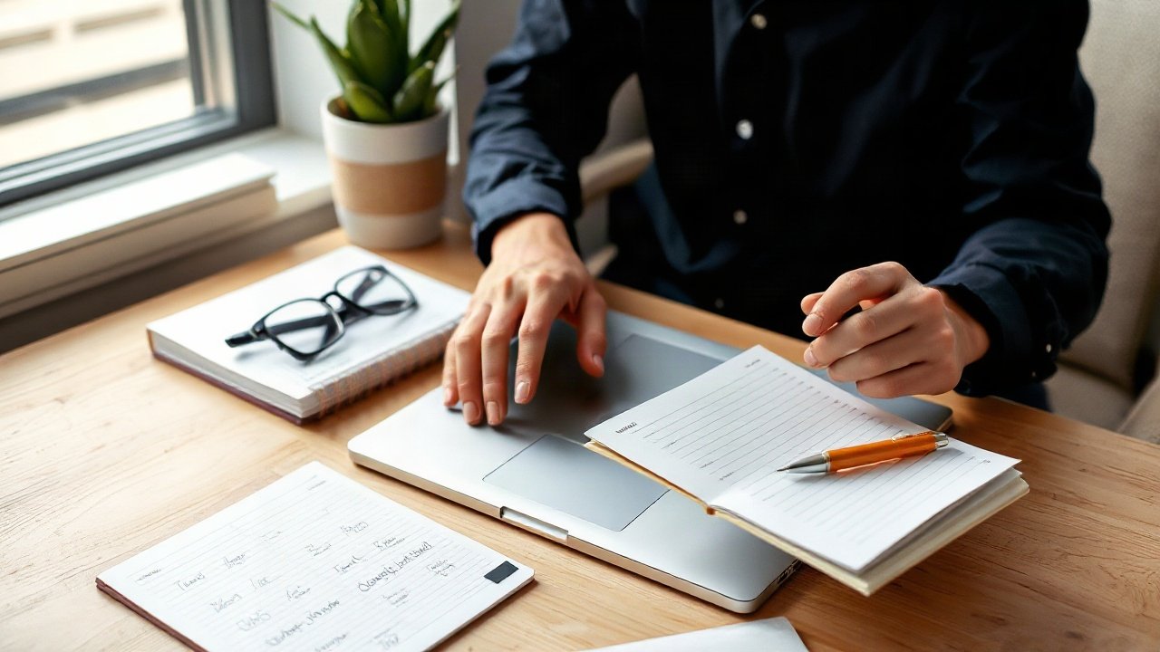 Editorial scene illustrating How to Track Real Progress Toward Side Hustle