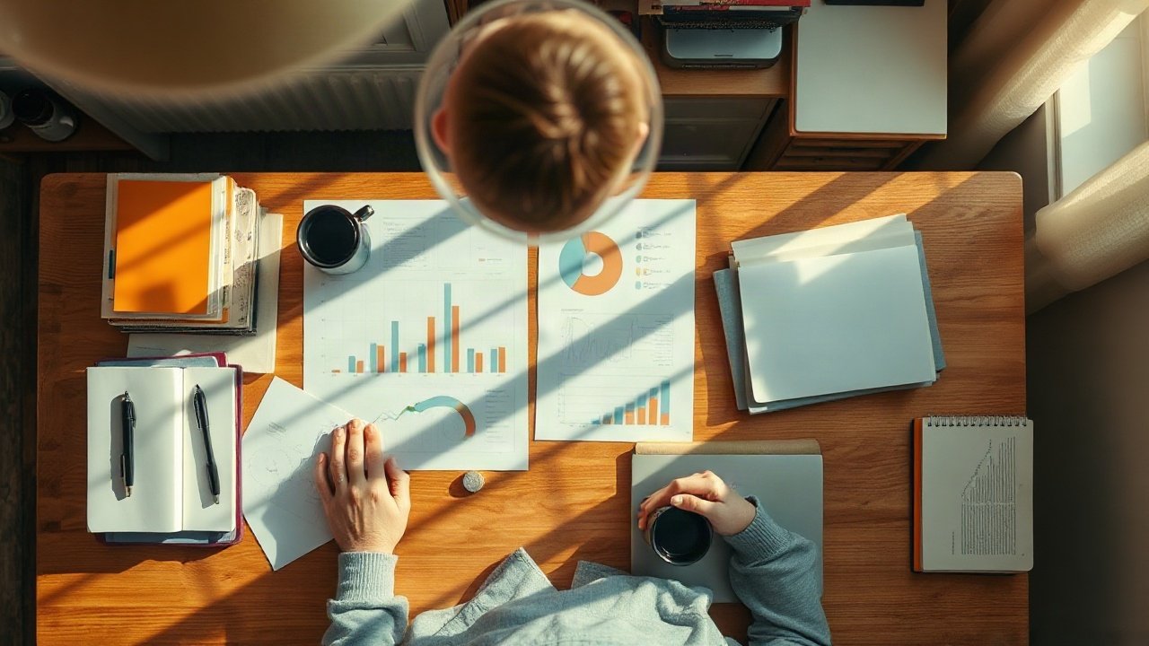 Editorial scene illustrating How to Visualize Focus Without Only Fantasising About the Result
