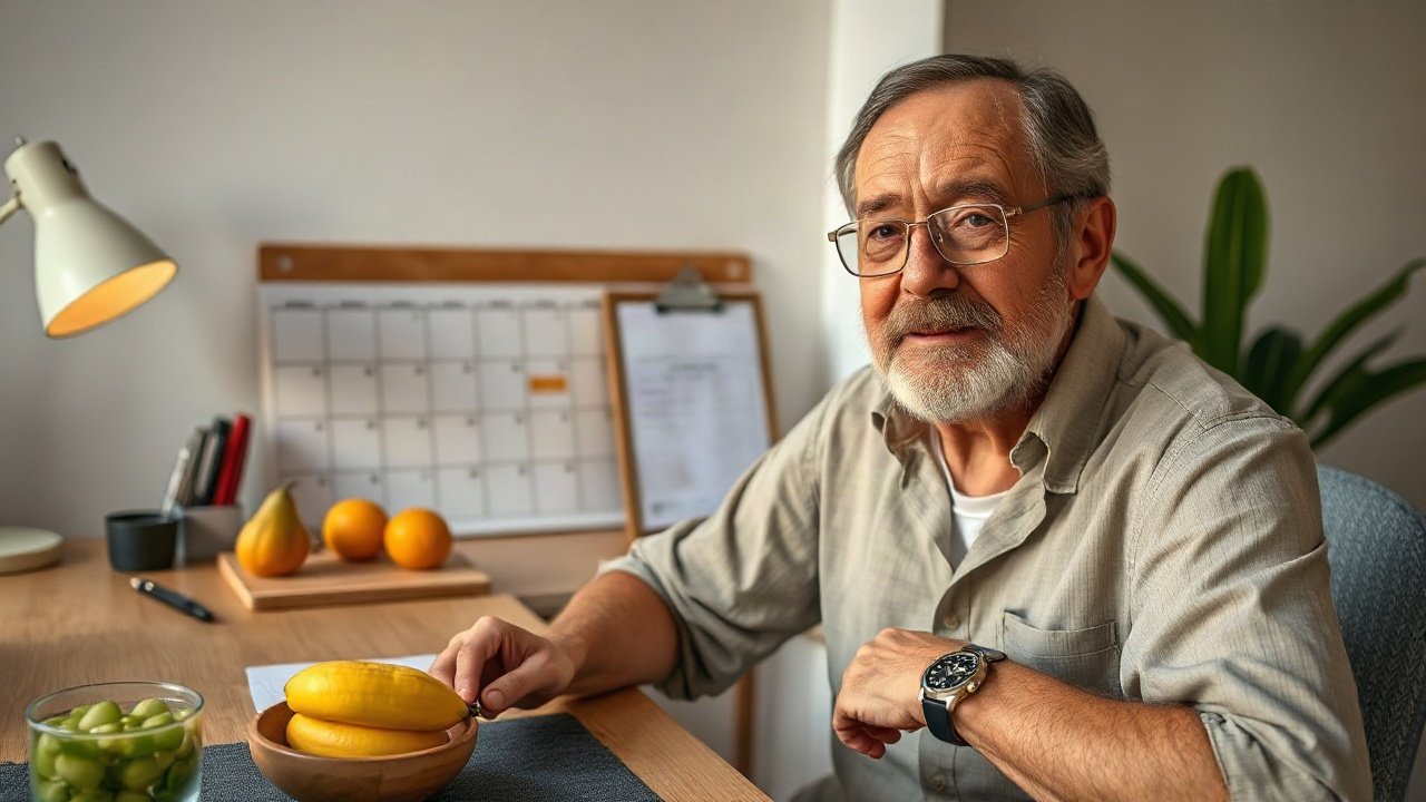 Editorial scene illustrating How to Visualize Healthy Eating Habits Without Only Fantasising About the Result