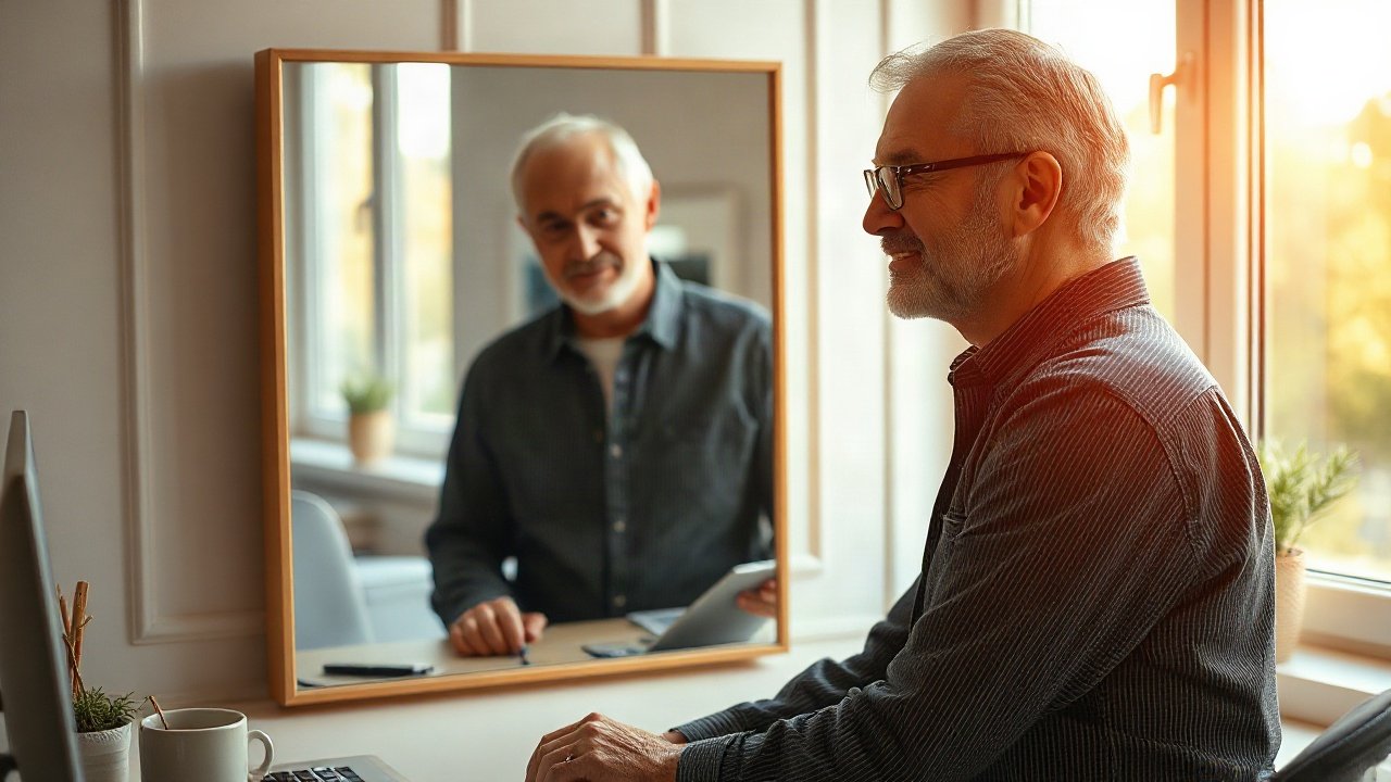 Editorial scene illustrating How to Visualize Social Confidence Without Only Fantasising About the Result