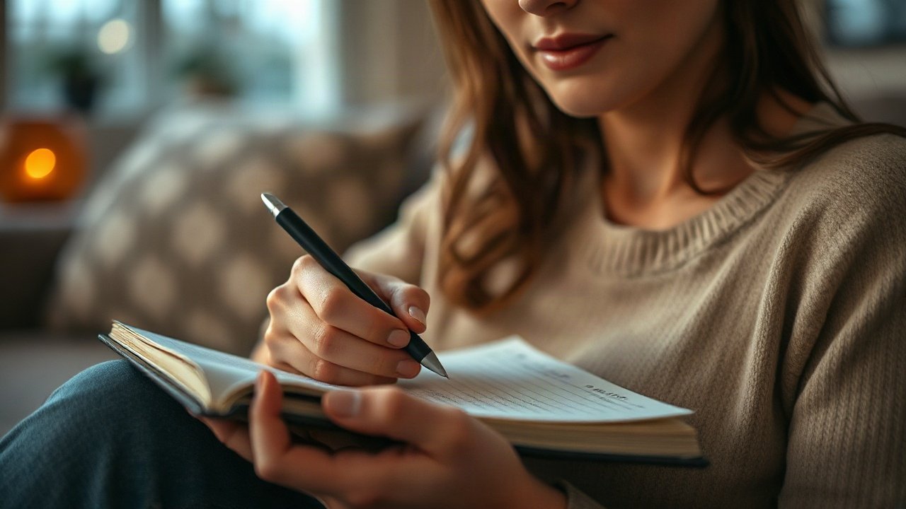 Editorial scene illustrating Journal Prompts for Manifesting Digital Nomad Lifestyle