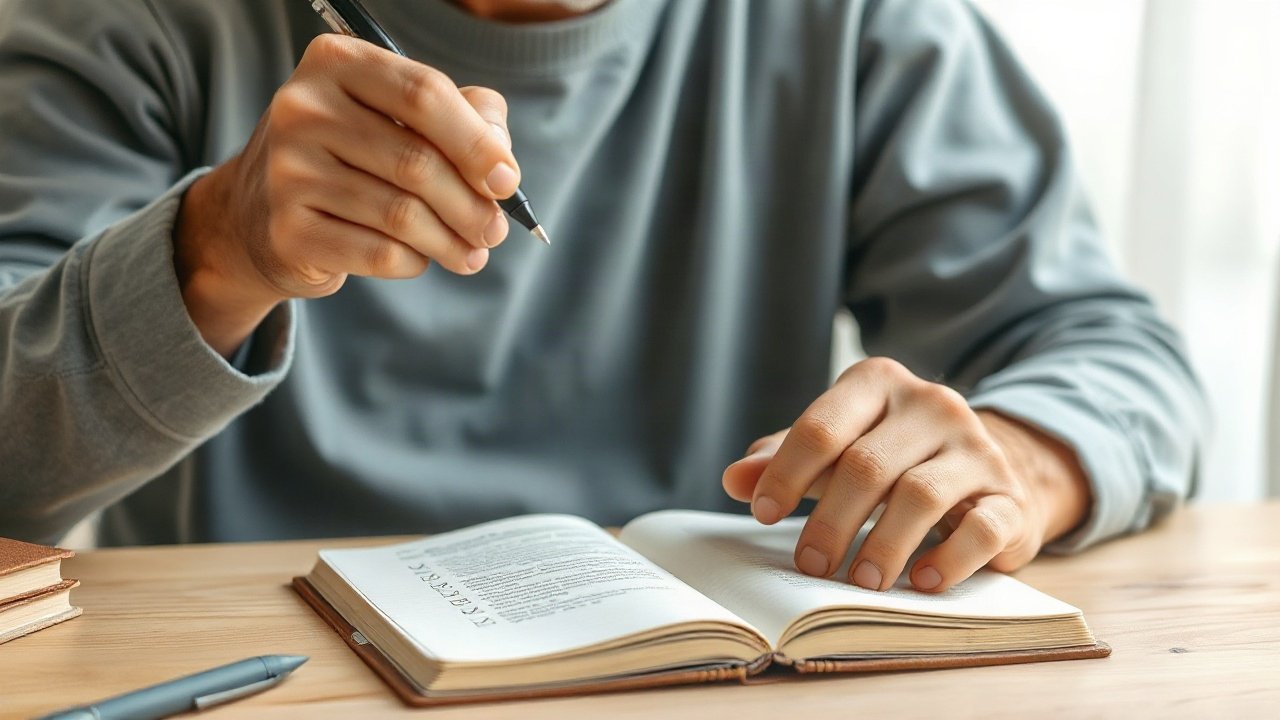 Editorial scene illustrating Journal Prompts for Manifesting Focus