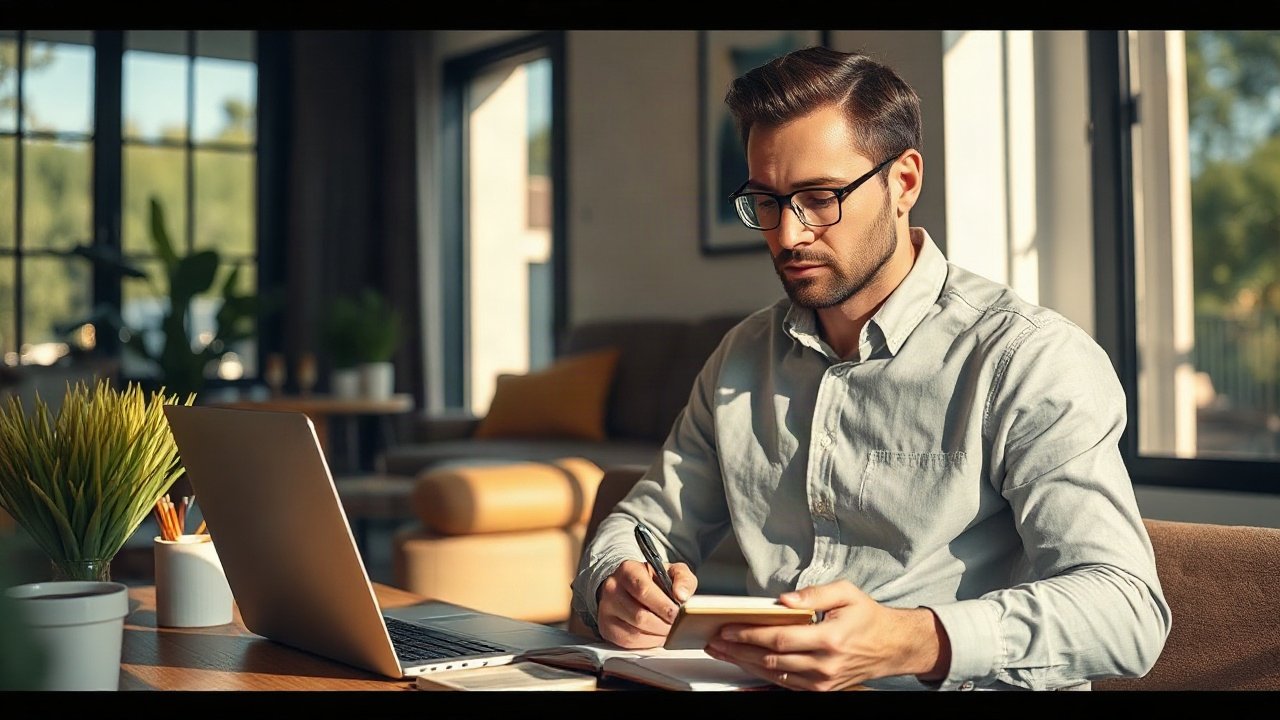 Editorial scene illustrating Journal Prompts for Manifesting Getting Customers