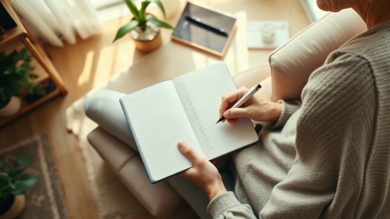 Editorial scene illustrating Journal Prompts for Manifesting House Hunting