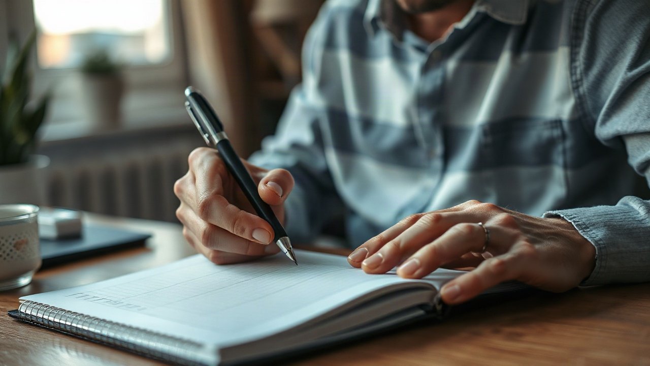 Editorial scene illustrating Journal Prompts for Manifesting Moving House