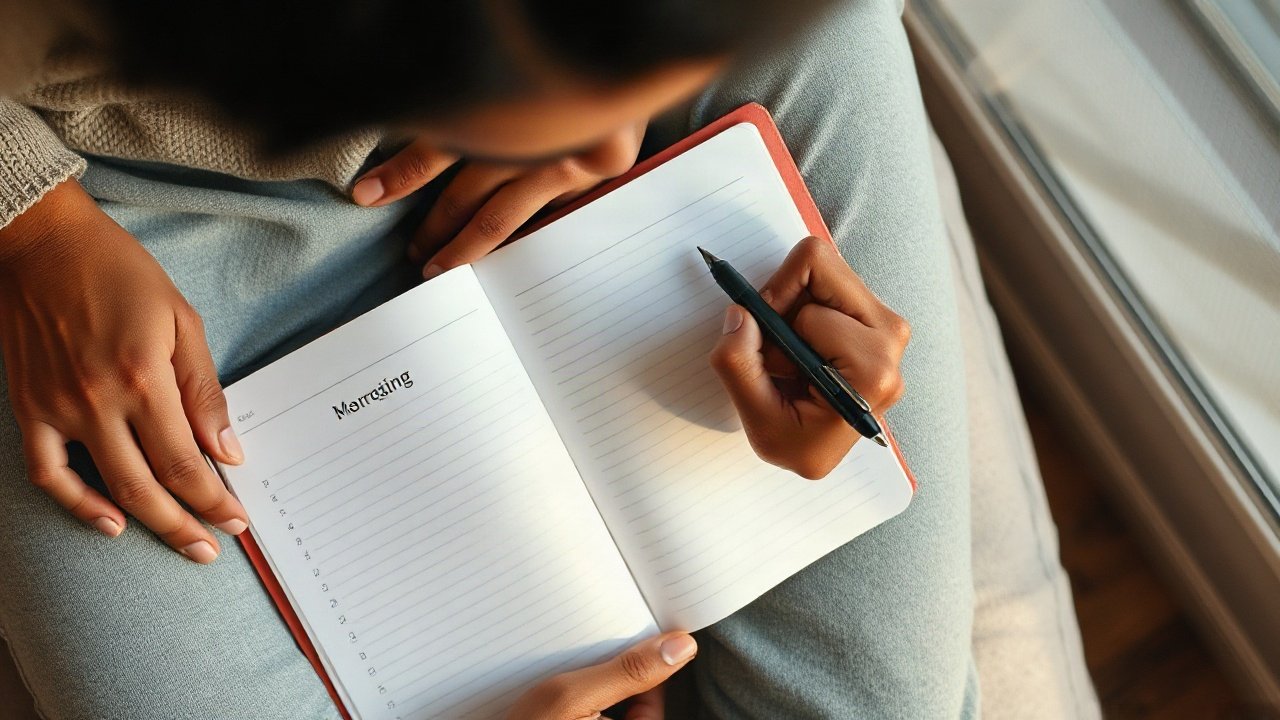 Editorial scene illustrating Journal Prompts for Manifesting Publishing