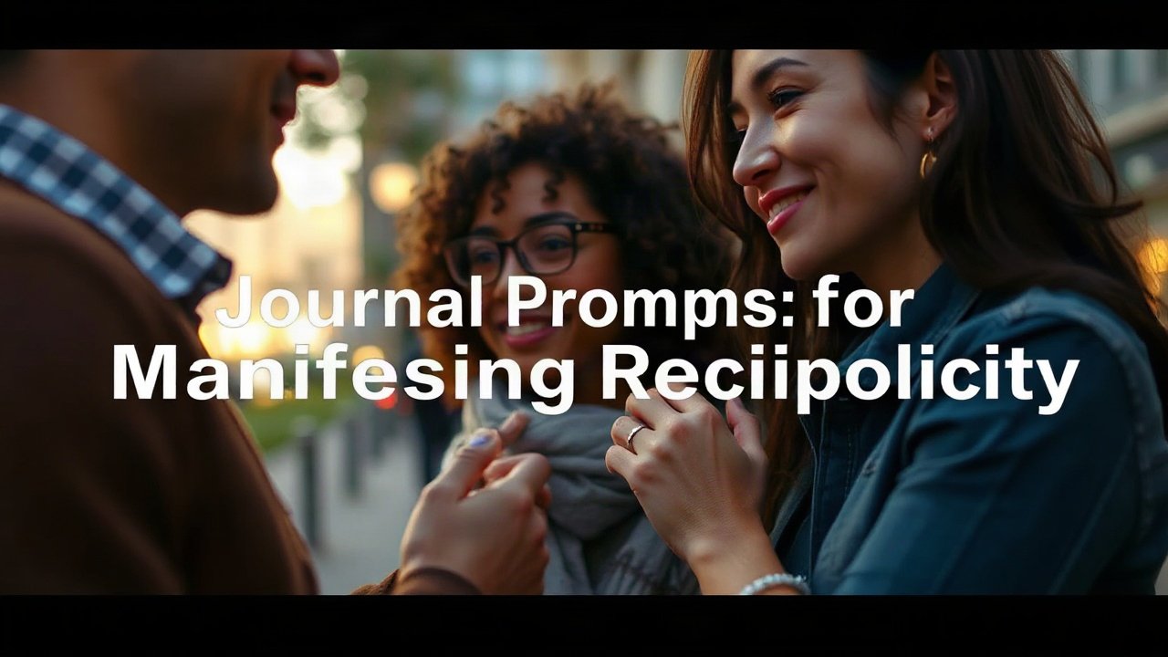 Editorial scene illustrating Journal Prompts for Manifesting Reciprocity