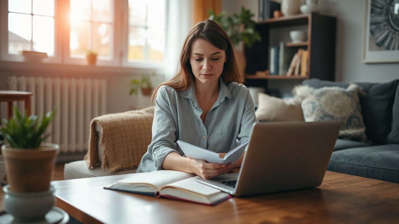 Editorial scene illustrating Journal Prompts for Manifesting Sales Confidence
