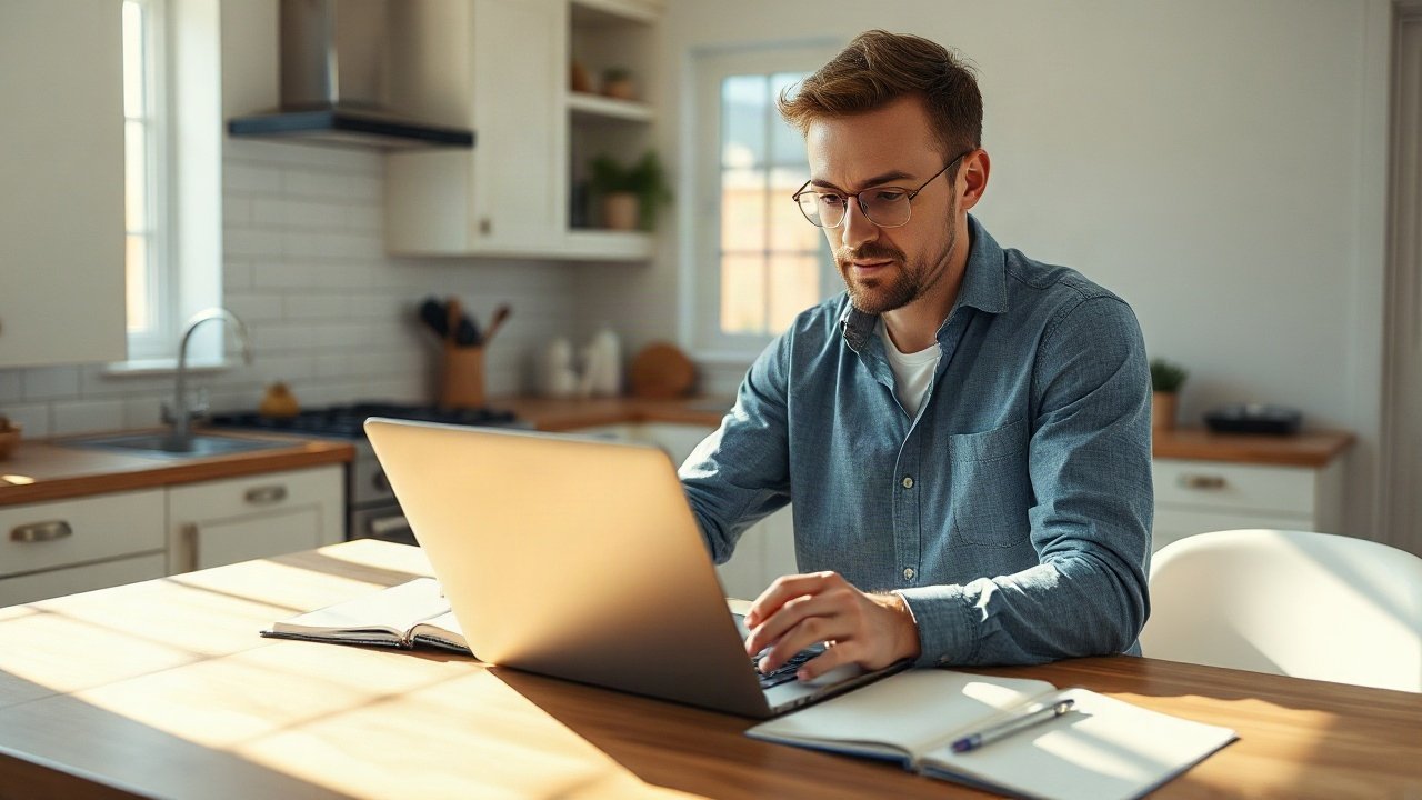 Editorial scene illustrating Journal Prompts for Manifesting Side Hustle
