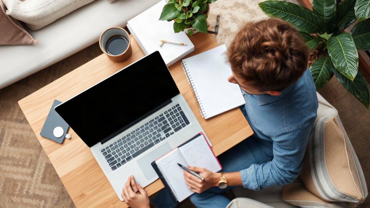 Editorial scene illustrating Manifesting Consistent Marketing: What to Focus on and What You Can Control